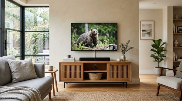 5 idées de meubles TV en bois pour un intérieur rénové
